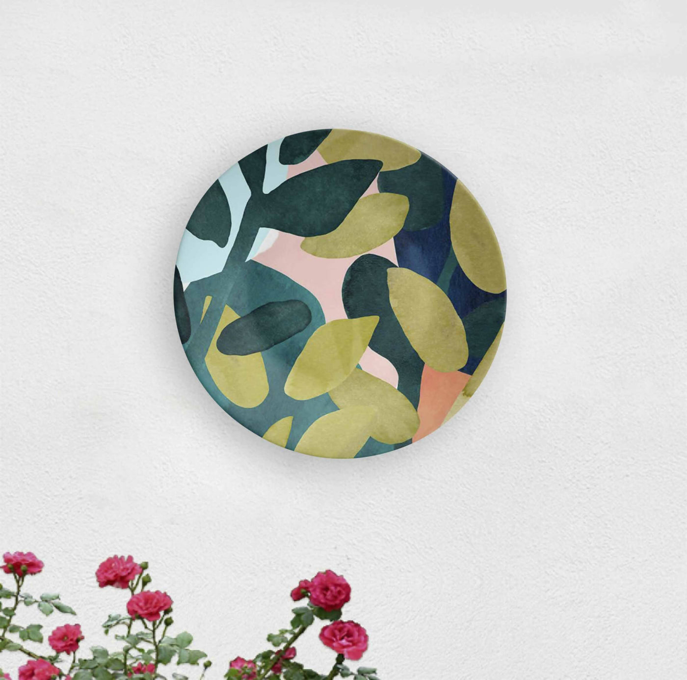 American Artistic Flower Decorative Wall Plate - Wall Decor - 1
