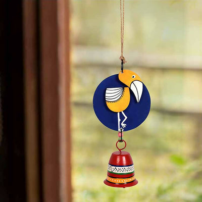 Handcrafted Yellow Duck Wind Chime for Outdoor Hanging - Accessories - 1