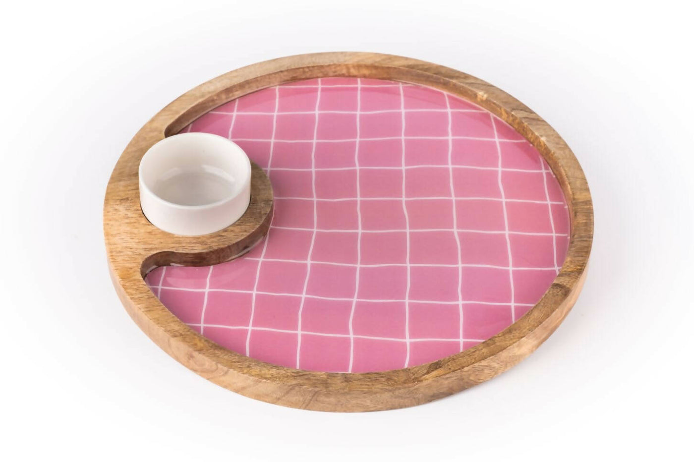 Chip and Dip Blush Pink Round - Dining & Kitchen - 1