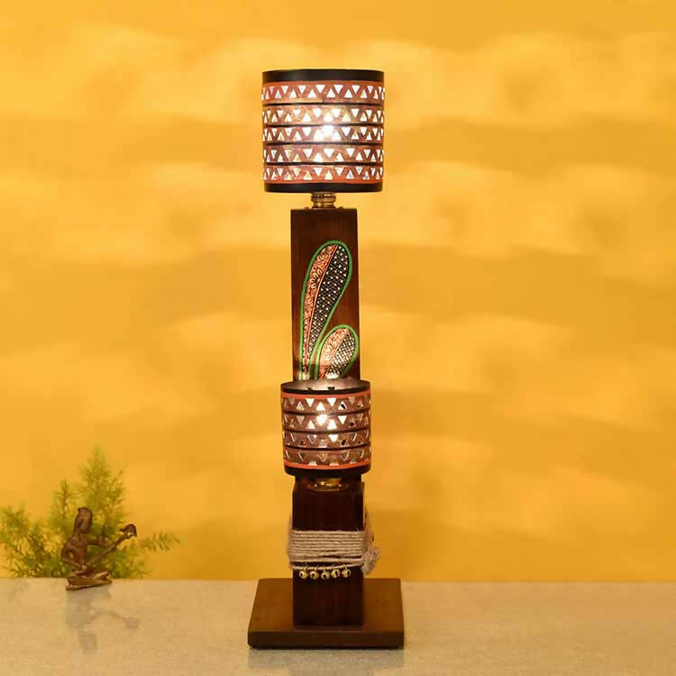 Walnut Flowers Twins Table Lamp - Decor & Living - 1