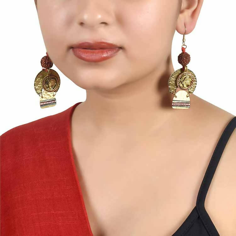 Golden Queen Handcrafted Tribal Earrings - Fashion & Lifestyle - 2