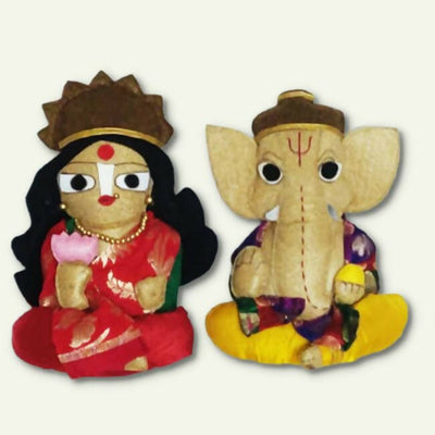 Ganesha & Laxmi Figurine - Decor & Living - 2