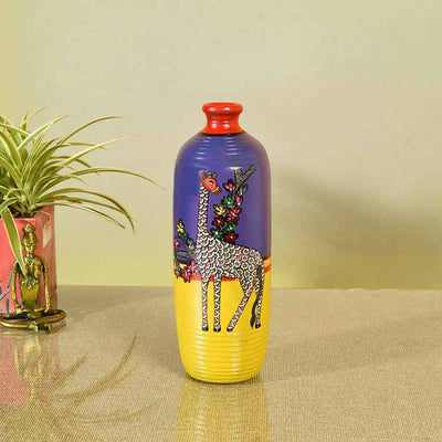 Giraffe Galore Terracotta Vase - Decor & Living - 1