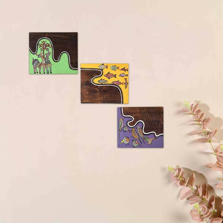Glimpse of Forest Wall Decor Panels - Set of 3 - Wall Decor - 1