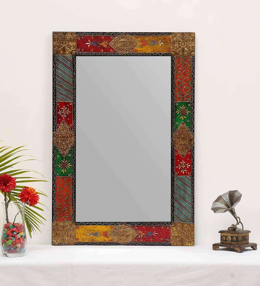 Reflections of Rajasthan Mirror (24in x 1in x 35in) - Home Decor - 1