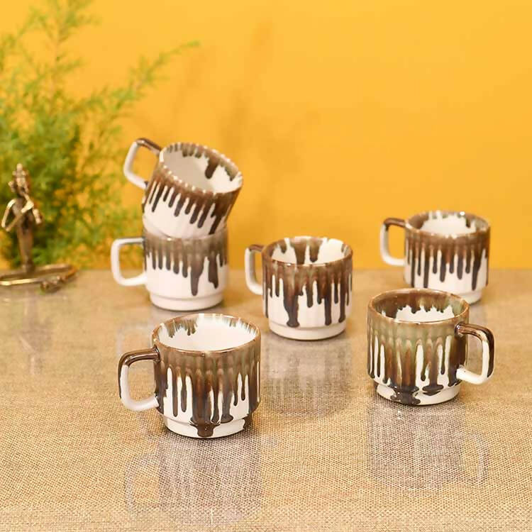 Morning Drip Tea Cups - Set of 6 - Dining & Kitchen - 1