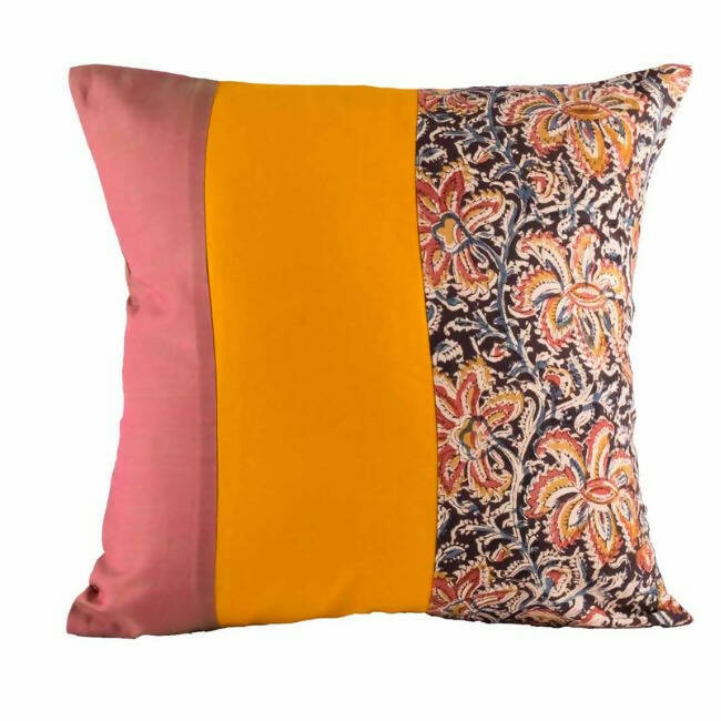 Pink Floral Print Cushion Cover - Decor & Living - 1